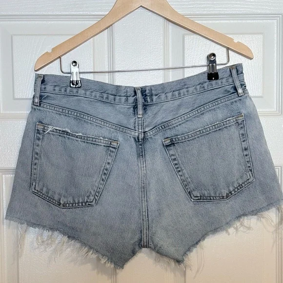 Agolde Parker Distressed Shorts in Rapture Style #A9032-1206 - Picture 6 of 8